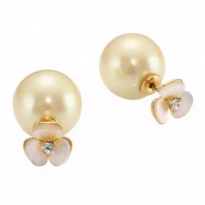 KATE SPADE • Disco Pansy Reversible 2-n-1 Earrings